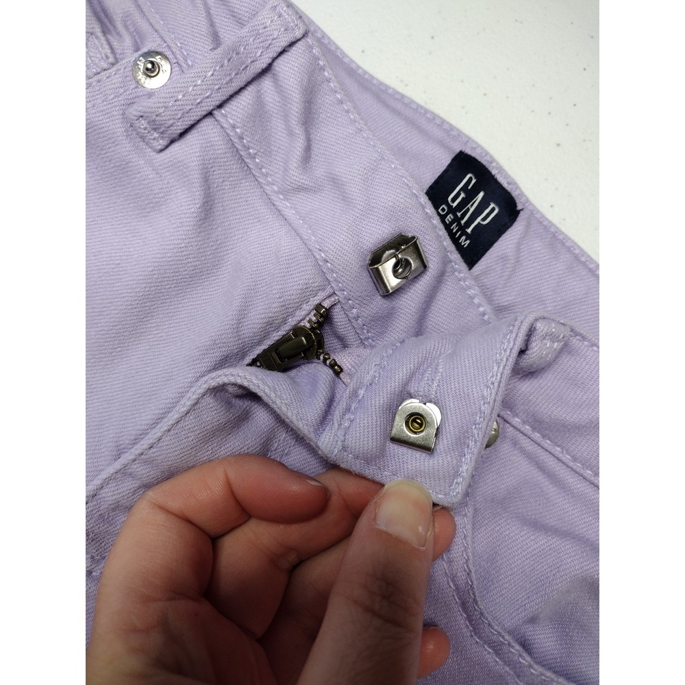 GAP Kids Girls Purple Super‎ Skinny Stretch Denim Jeans Size 7 - Picture 3 of 5
